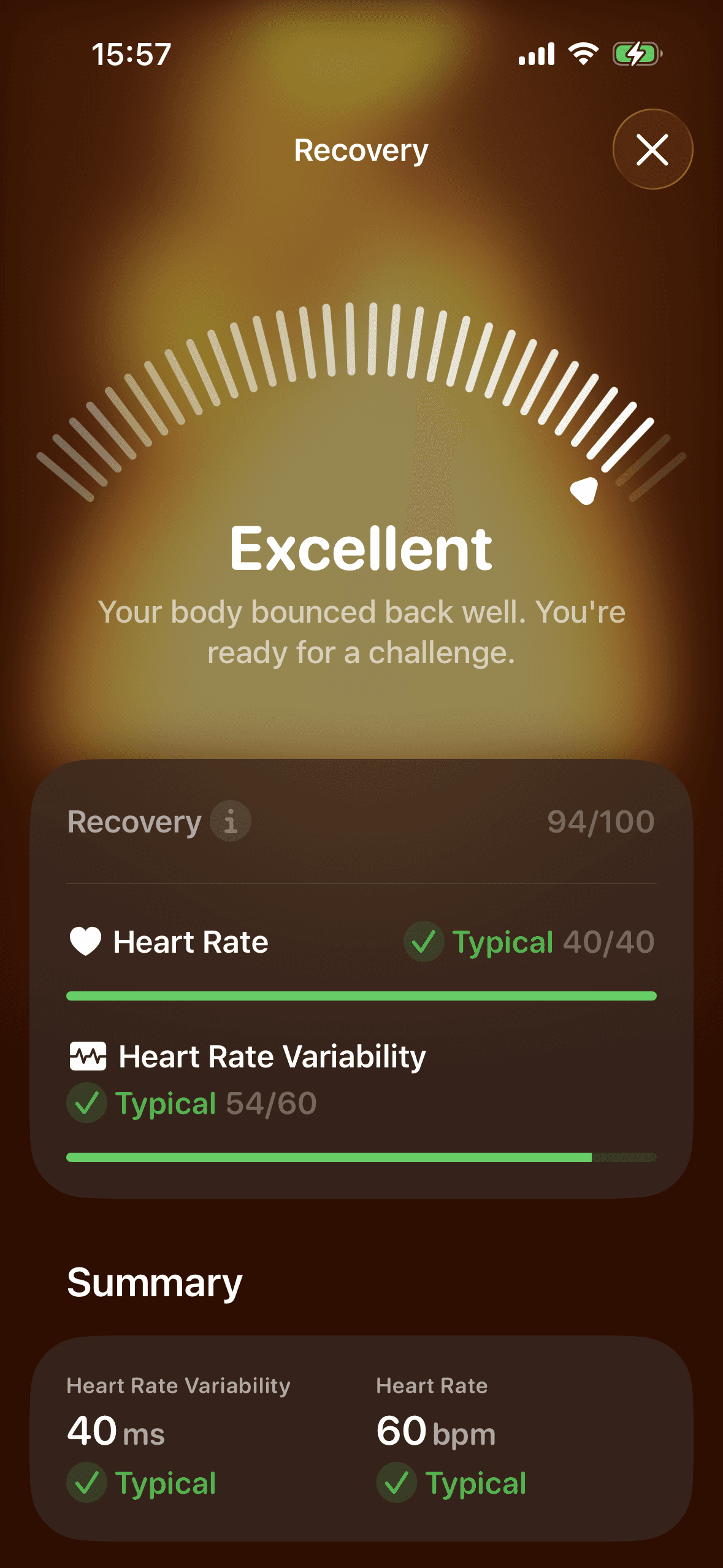Screenshot showing the recovery feature
