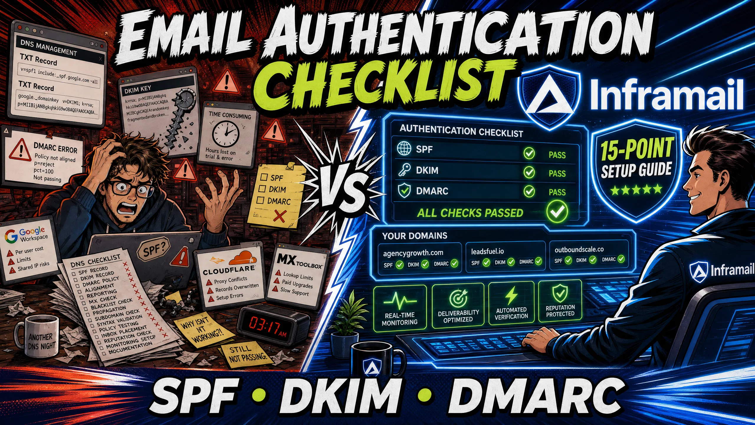 Email Authentication Checklist for New Cold Email Domains: 15-Point Setup Guide