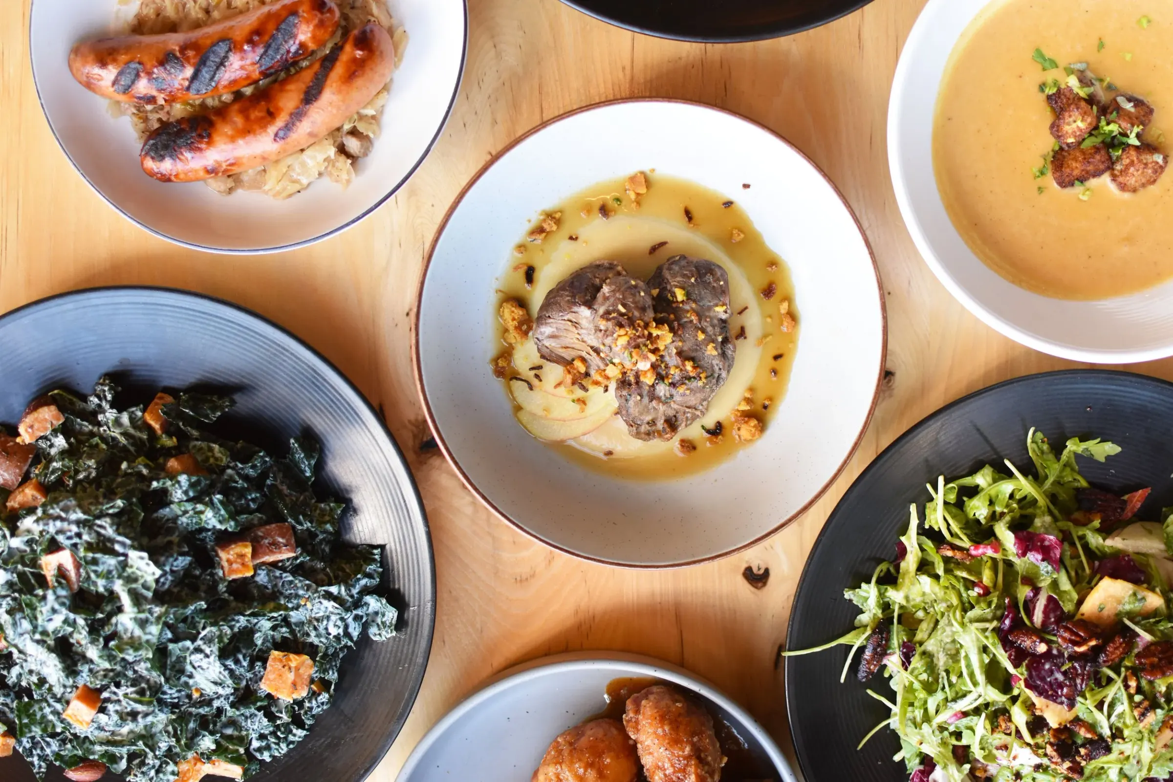Shared plates at Wolf's Ridge Brewing