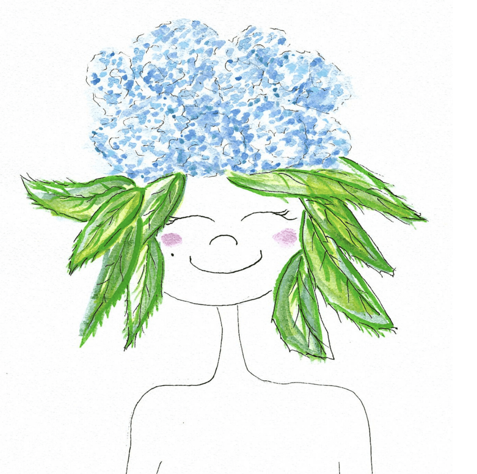 Icone de Juliette : un personnage avec des fleurs dans les cheveux 
