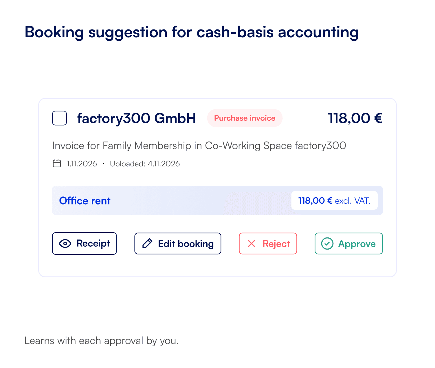 AI module for Income/Expenses Accounting by Supercount AI