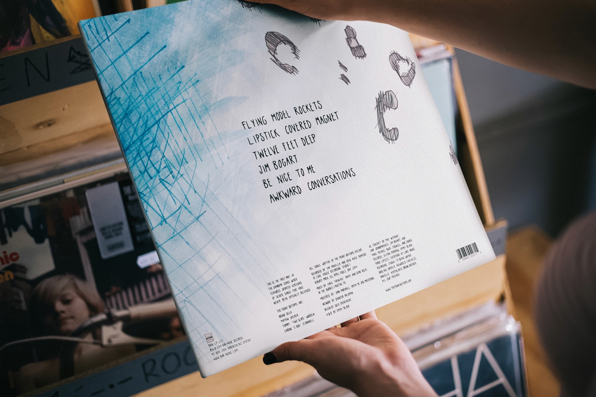 The Front Bottoms "Rose" LP Design