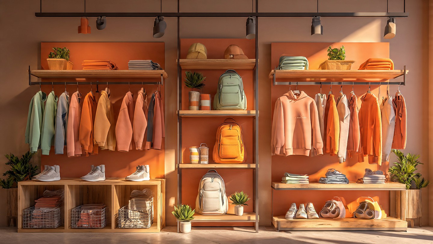 Picture of a clothing store