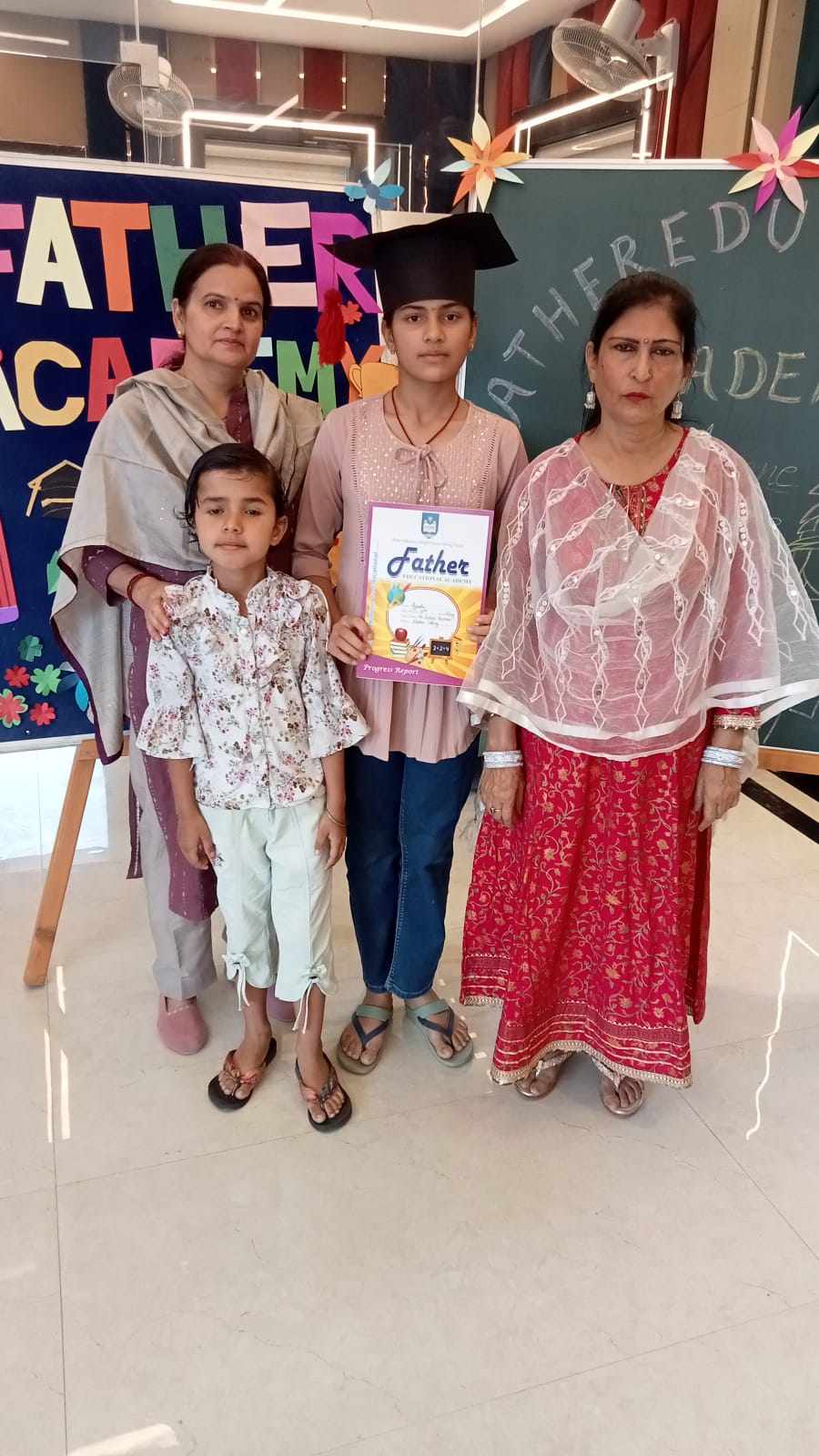 Father Educational Academy school building in Sikandrabad Uttar Pradesh