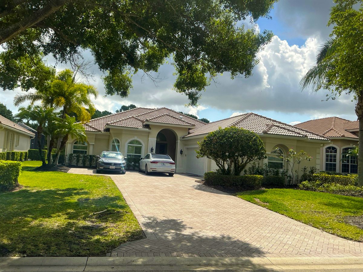 2025 Roof Replacement in Clubside, PGA Village, Port St Lucie with Westlake Estate S Tile in Largo Blend