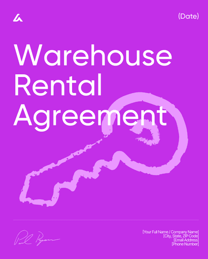 Warehouse Rental Agreement