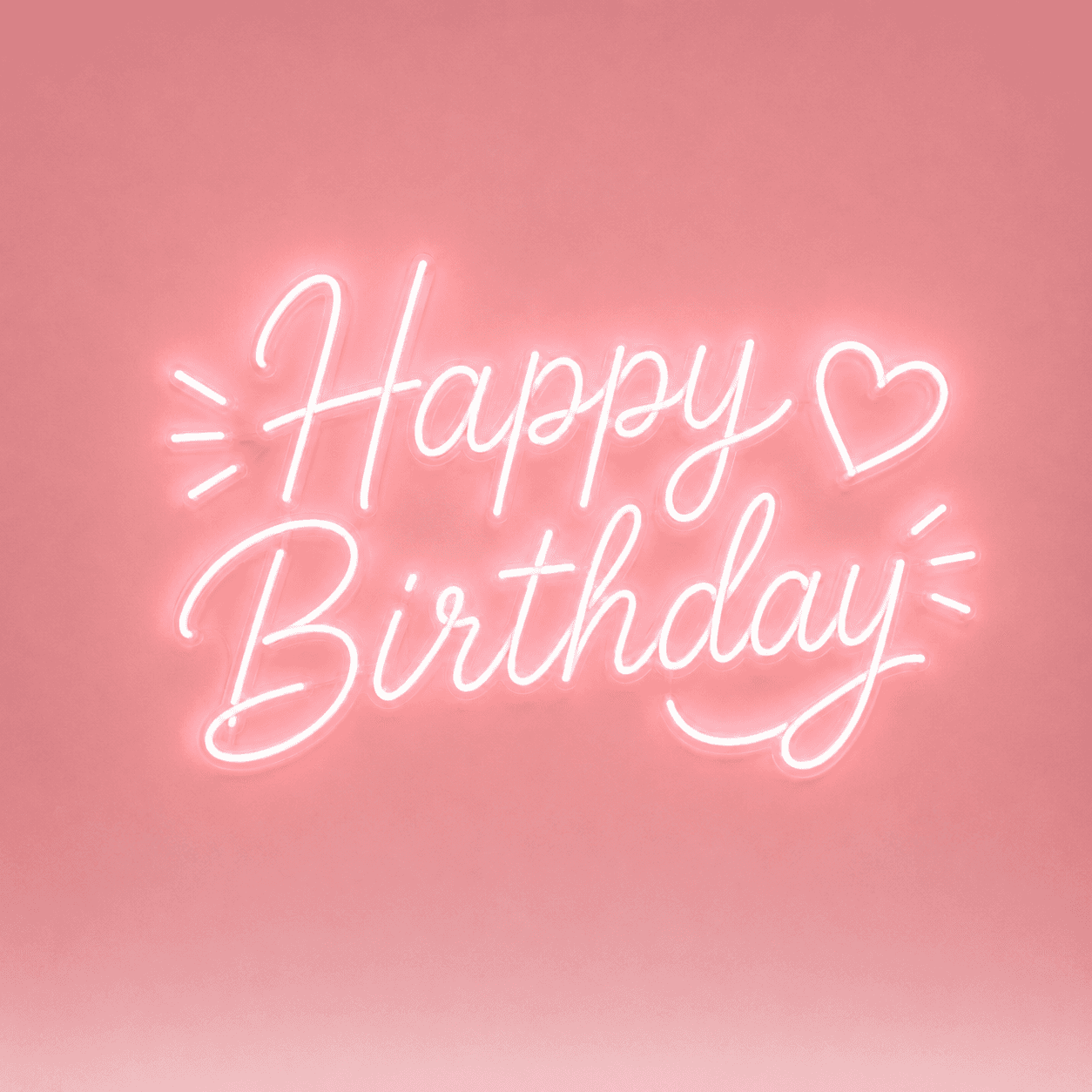 Neon Birthday Sign