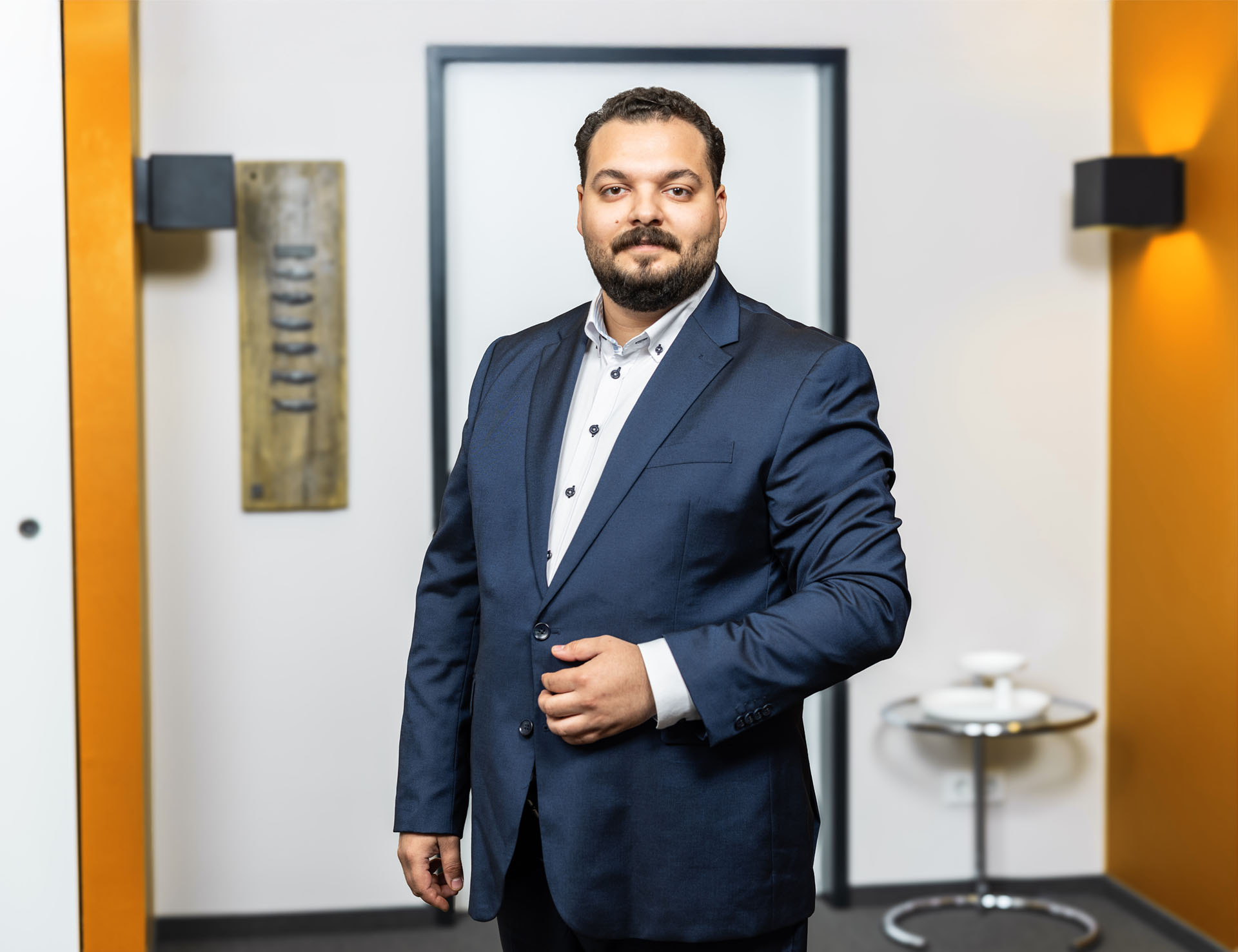 Portrait eines Mitarbeiters