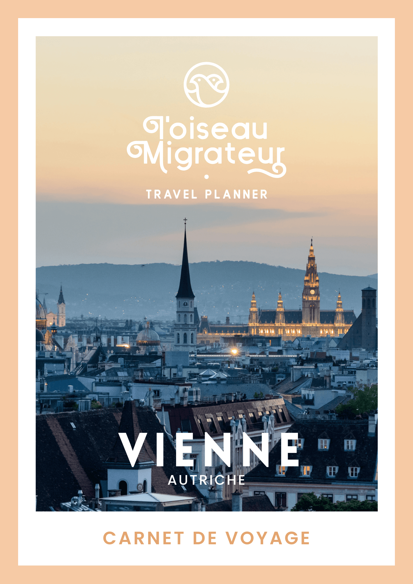 Carnet de voyage de L'oiseau Migrateur Travel Planner