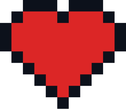 Heart Pixelated