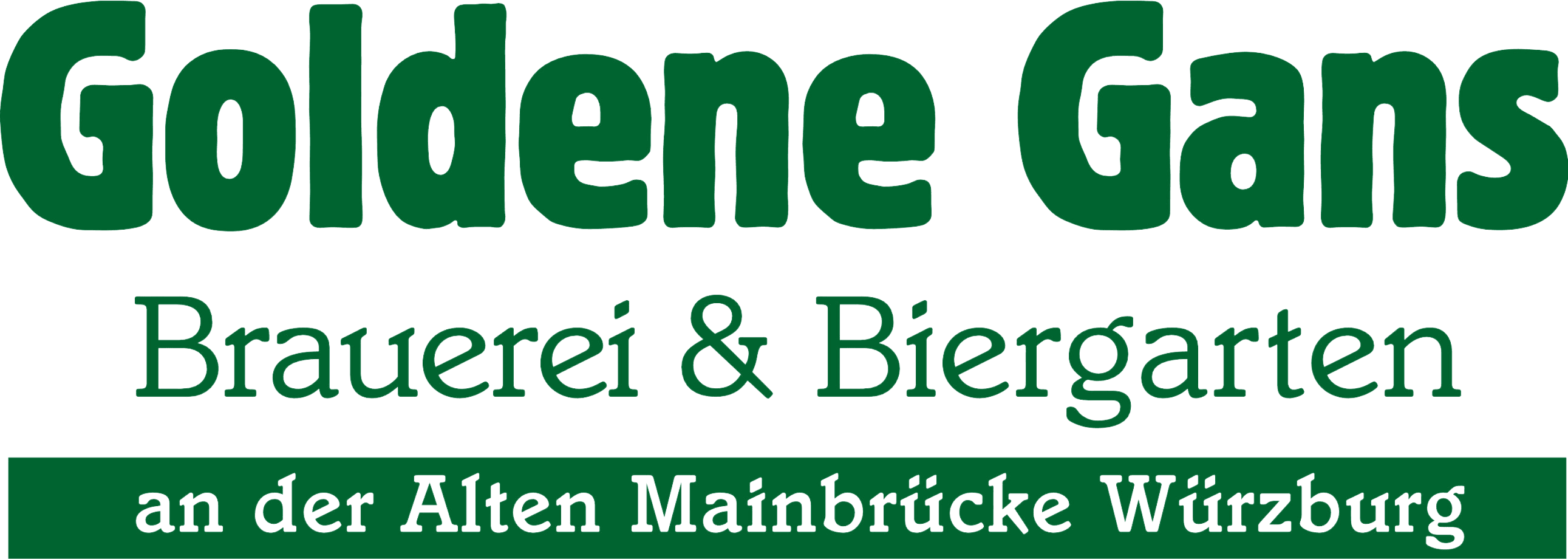 Logo des Biergartens Goldene Gans