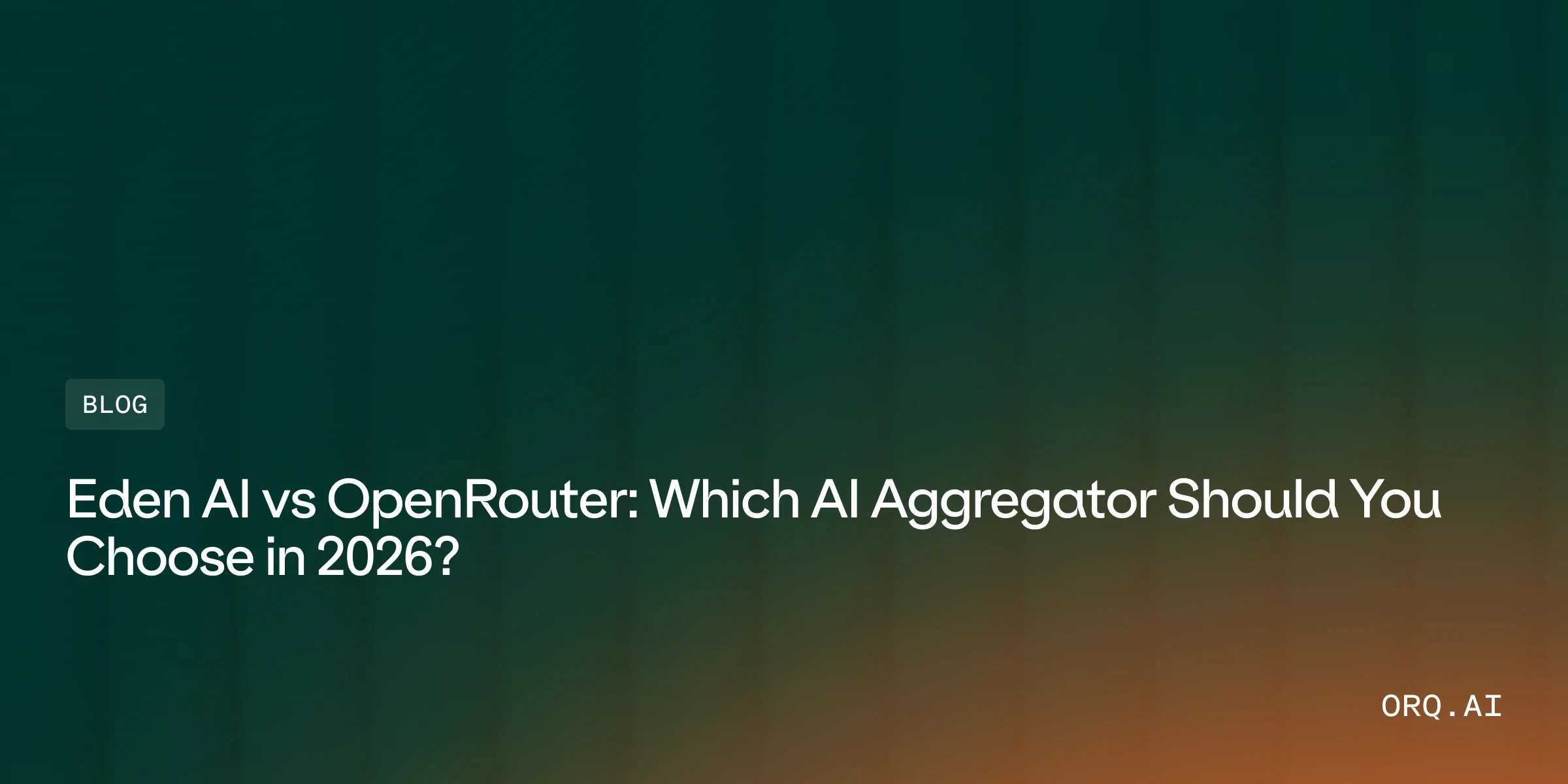 Eden AI vs OpenRouter