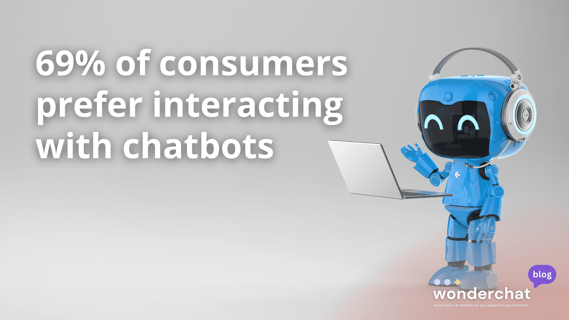 69% of consumers prefer chatbots