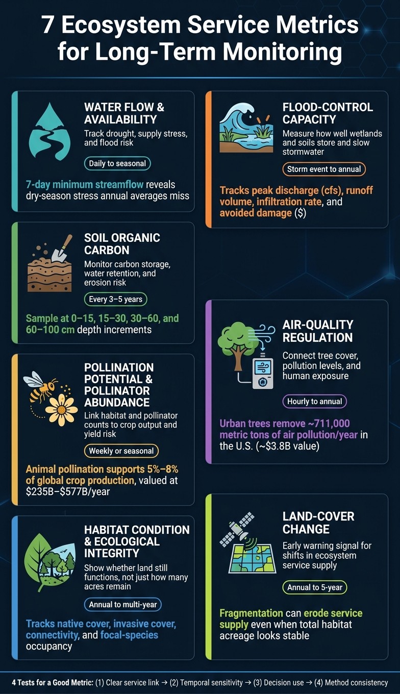 7 Ecosystem Service Metrics: What to Track, When & Why