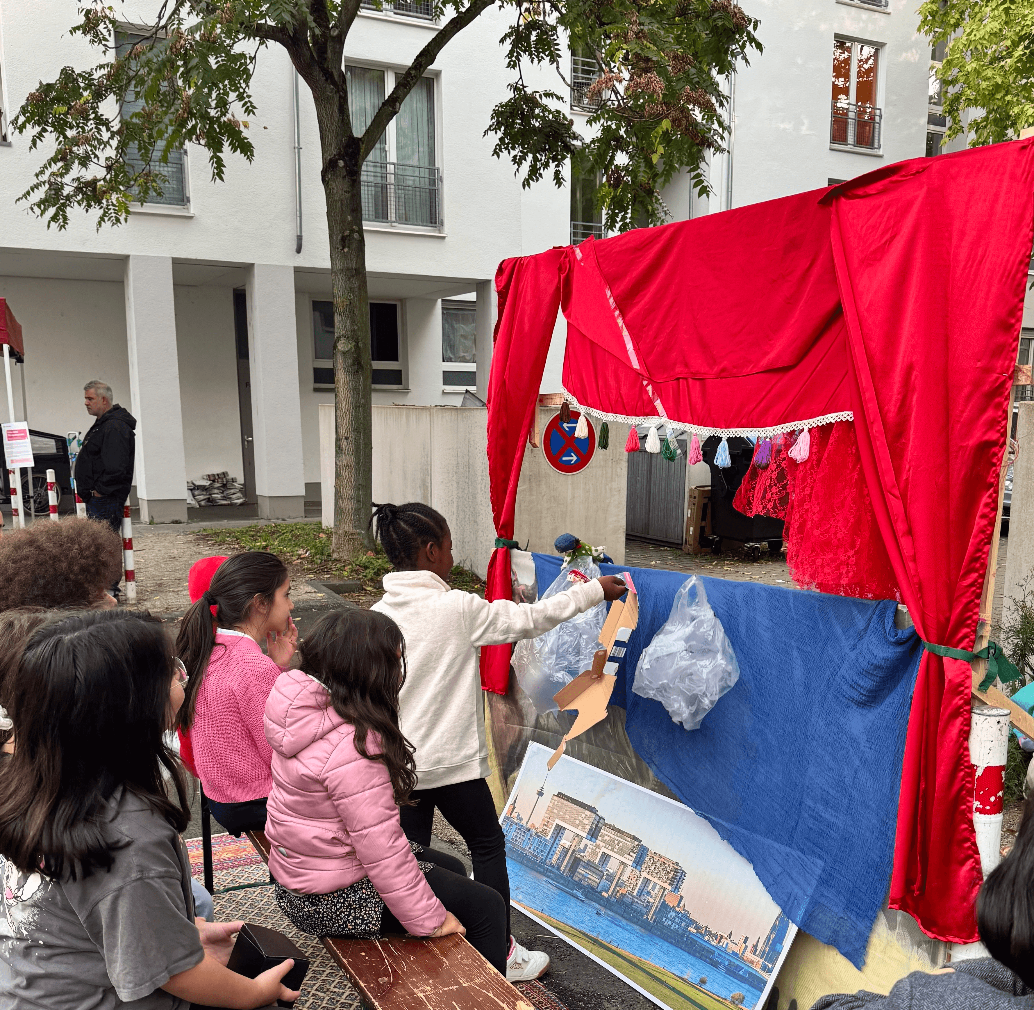 Kasperletheater in der Steubenstraße zu Müll