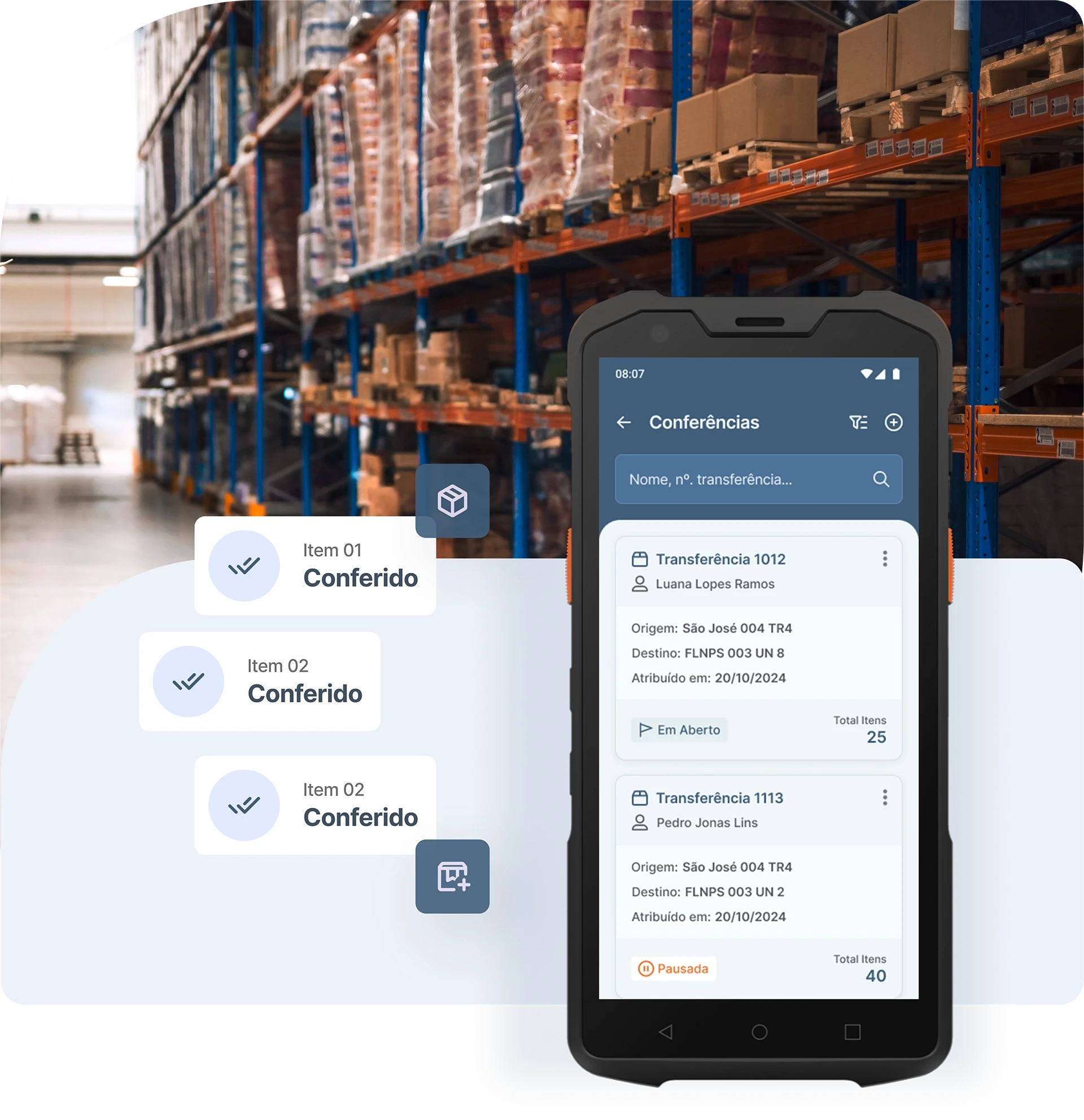Simplifique e automatize a conferência de mercadorias — Linvix