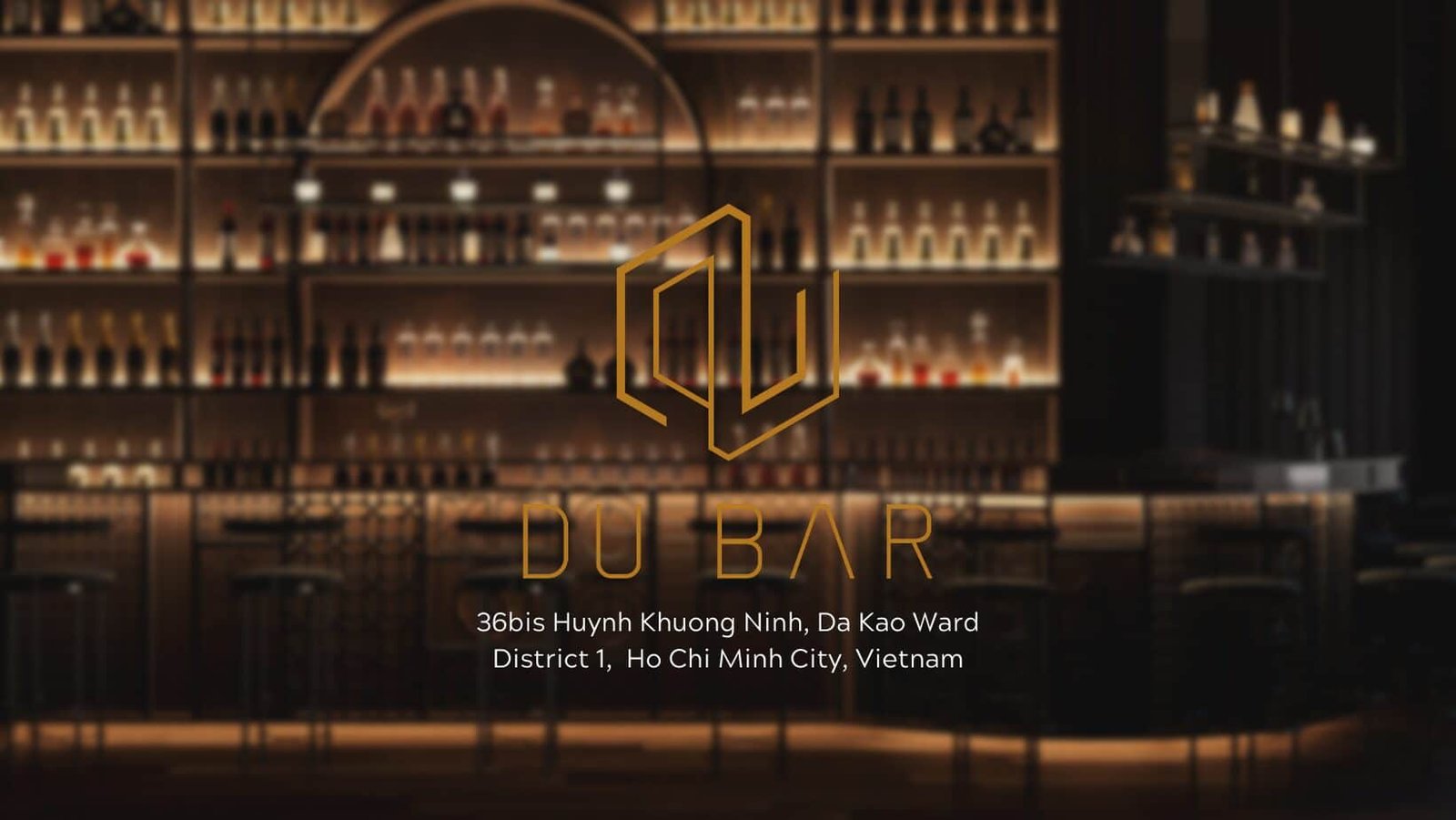 Du Bar perfume cocktail bar interior in Đa Kao, District 1, Ho Chi Minh City
