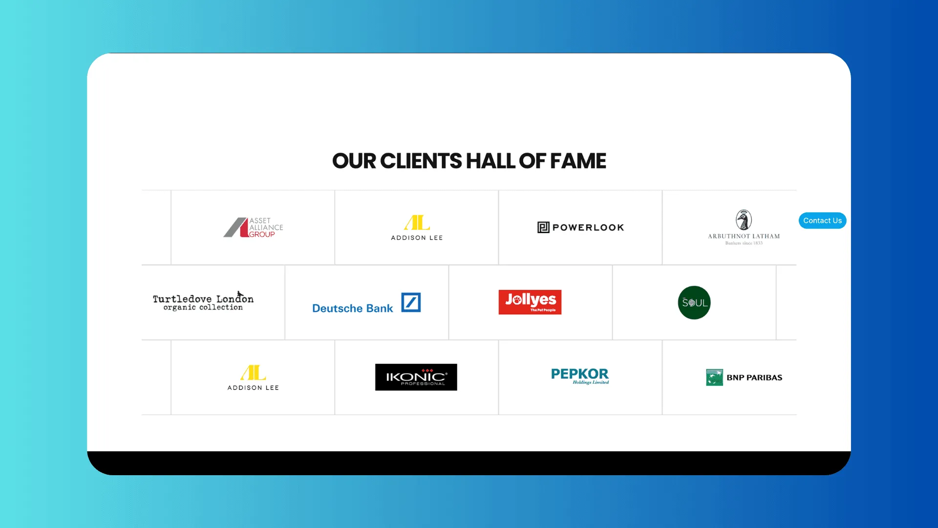 Digimaze Clients Section Image