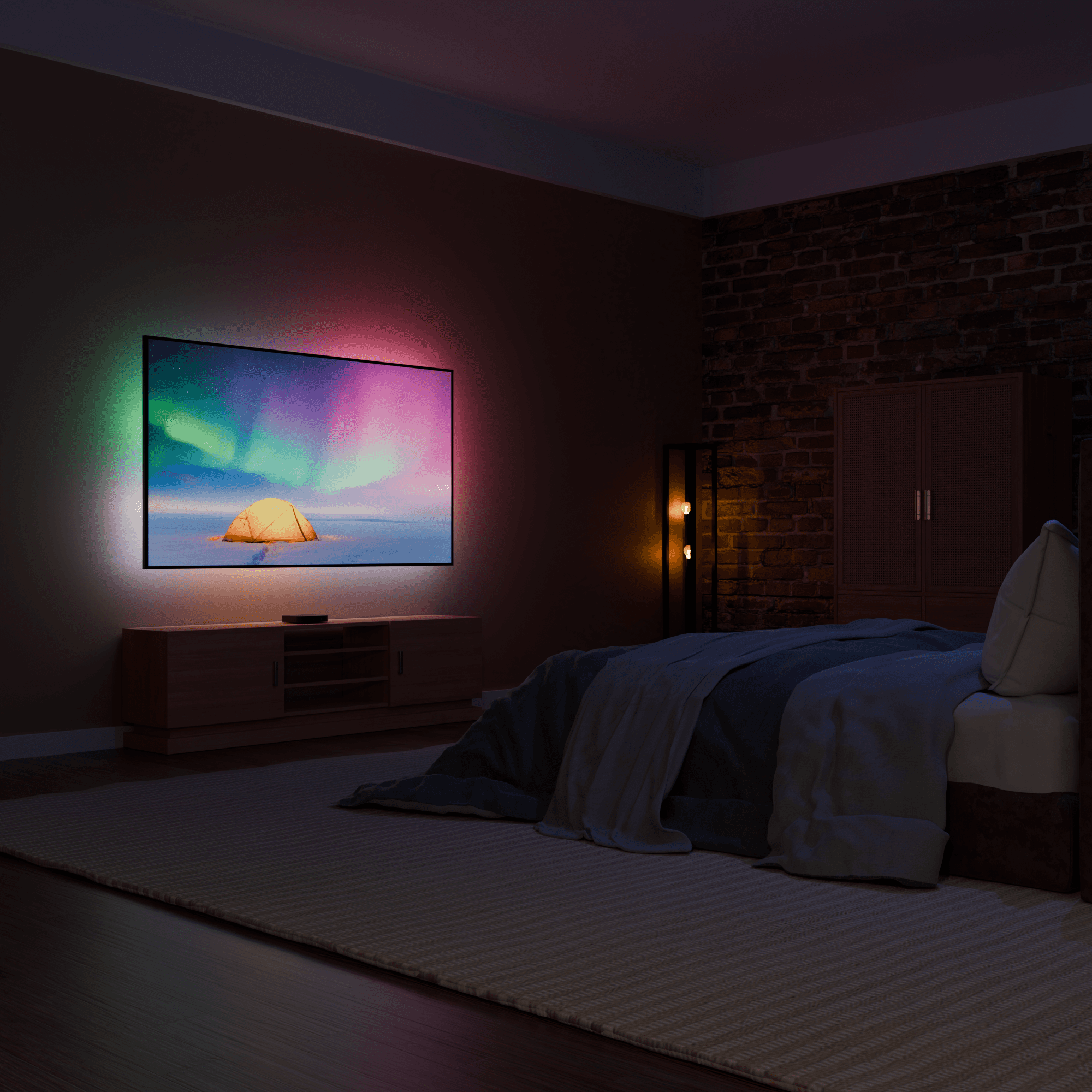 Room Render Bulp Light