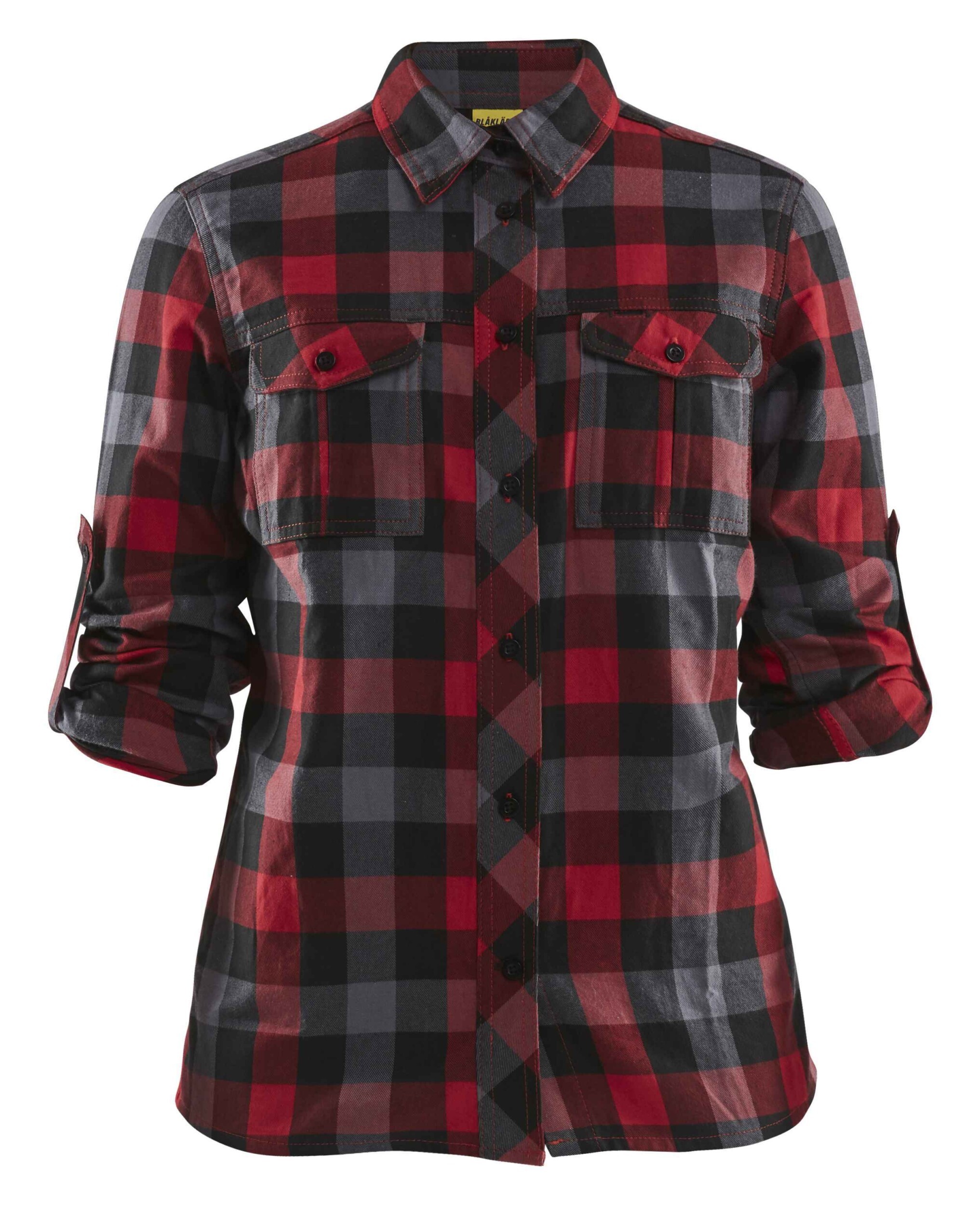 Slim fit werkhemd dames — Blåkläder Dames overhemd flanel