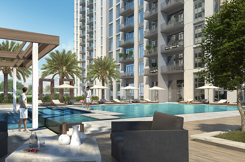 Park Heights 1 Dubai Hills Estate Pool Area