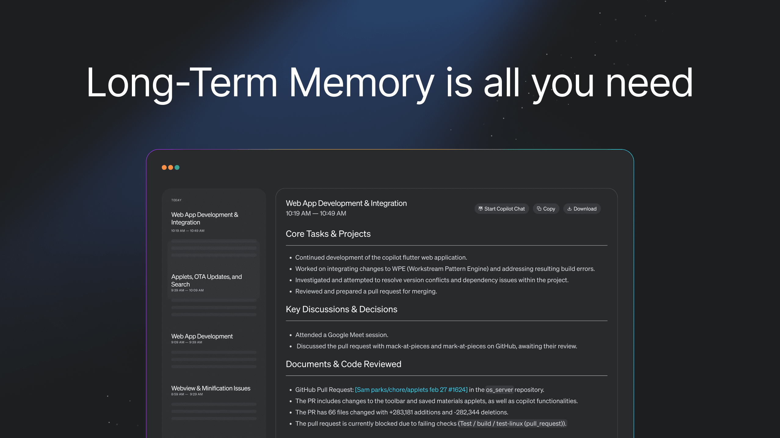 Long term memory (LTM2-) Pieces