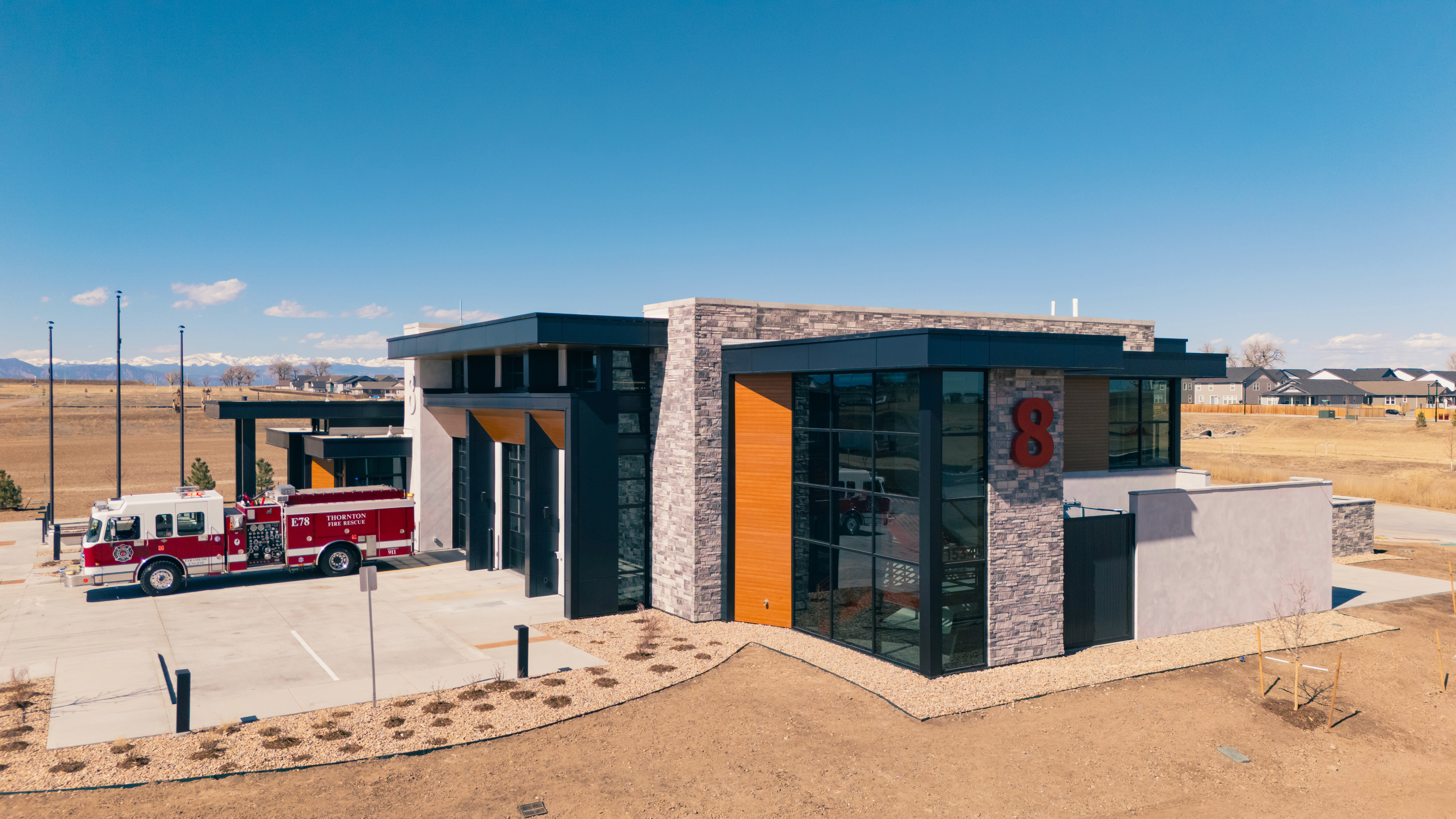 Thornton Fire Station No. 8 Alternate Aerial View