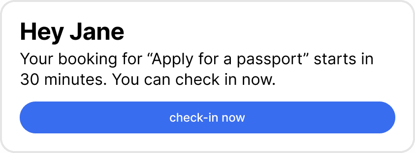 Access code for room booking tool