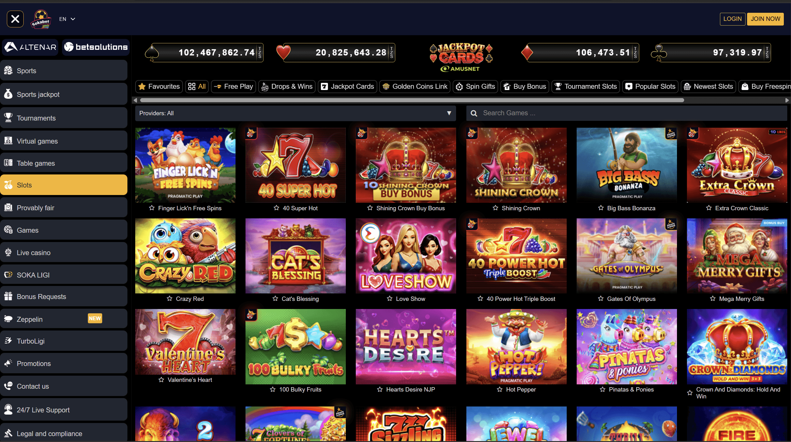 online casino jackpot
