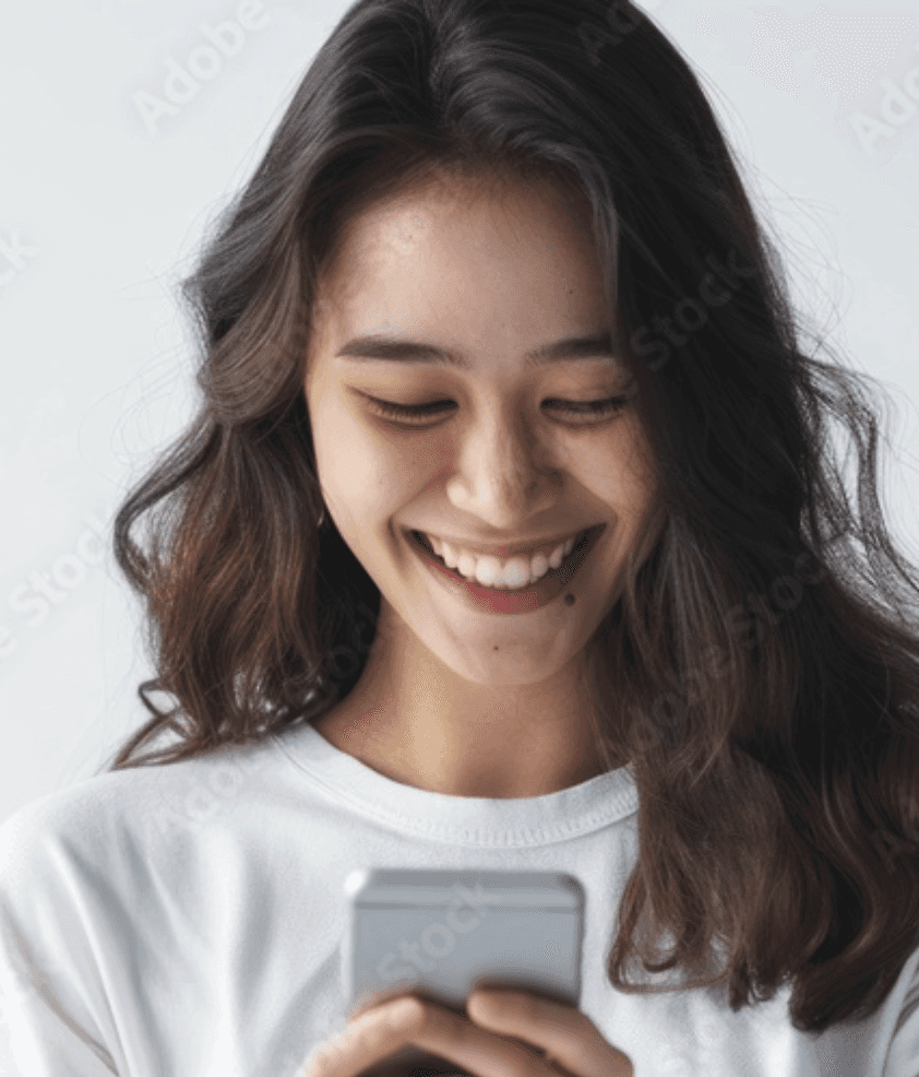 Hands working on a device or document, representing professional results delivered to clients.