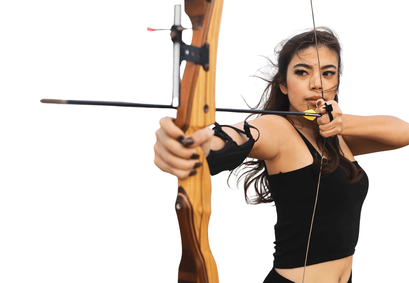 Dynamic picture of a cyclist riding downhill