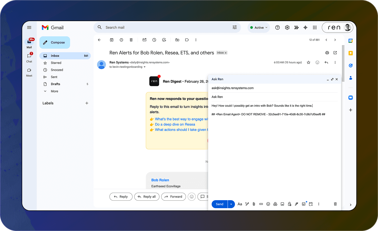 Ren Agent background