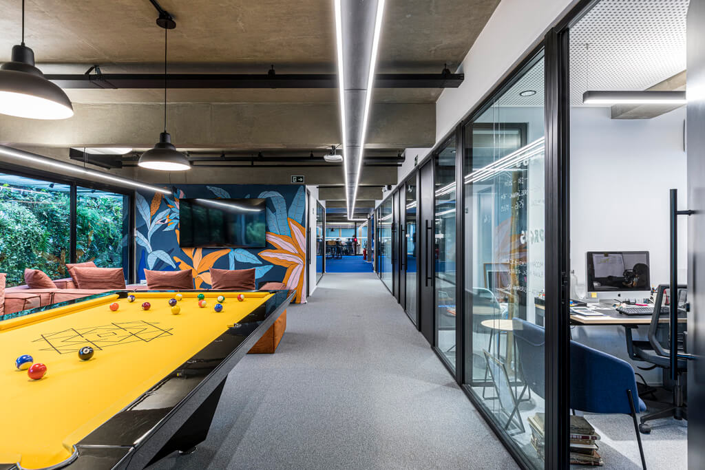 Athlete winning a race