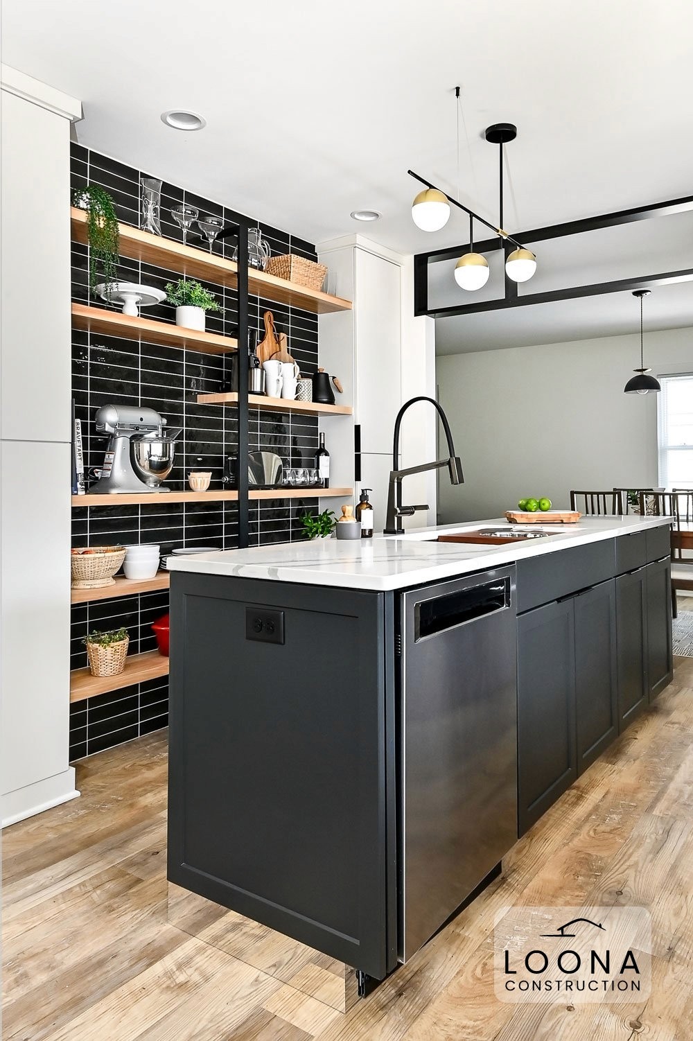 Bold and Sophisticated Kitchen Transformation