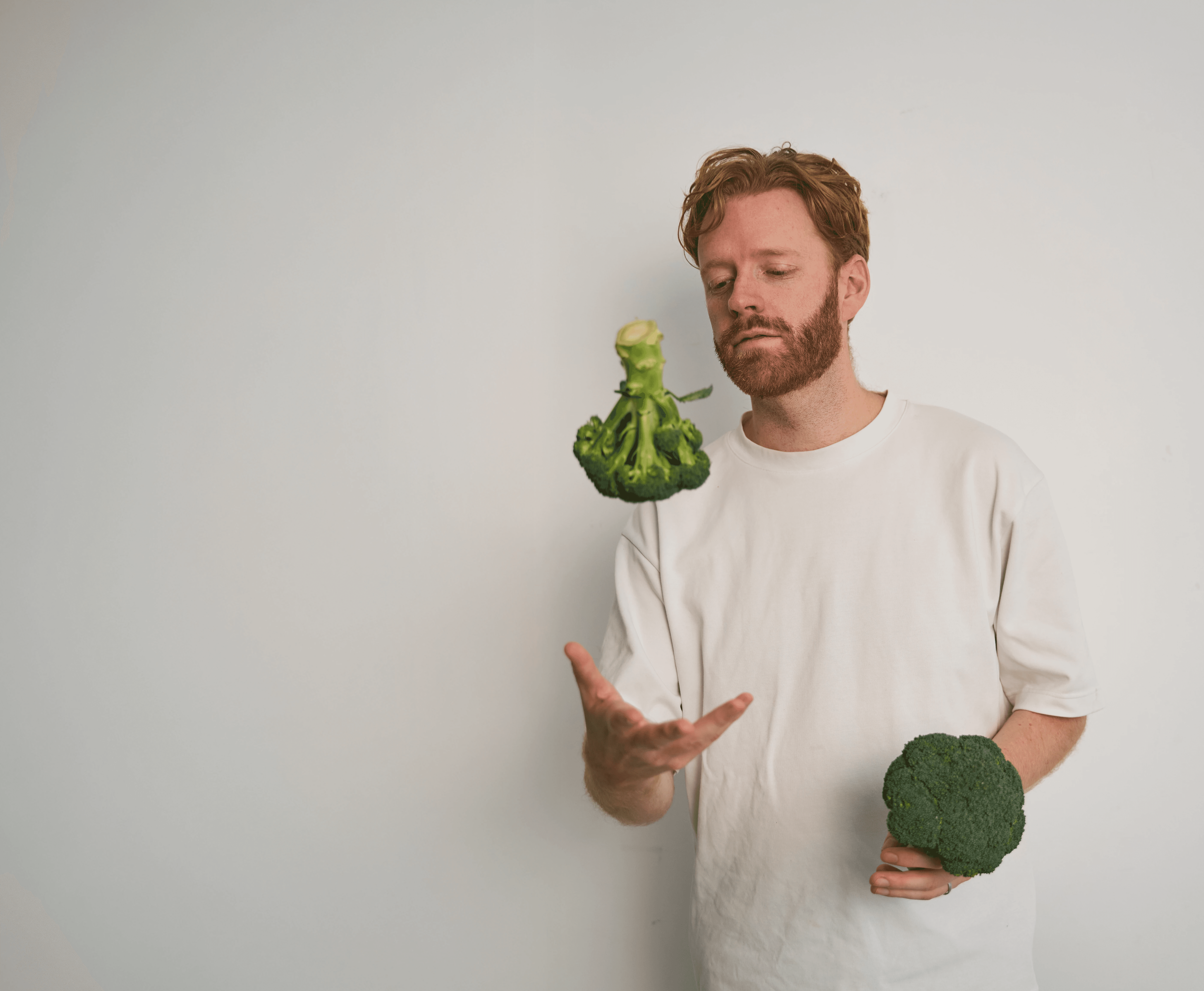 Dynamic picture of a cyclist riding downhill