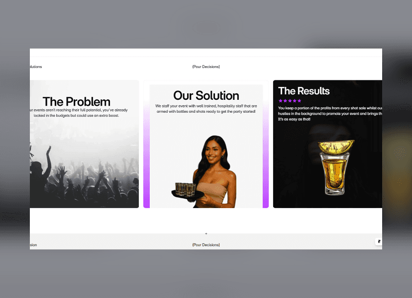 Pour Decisions Mockup