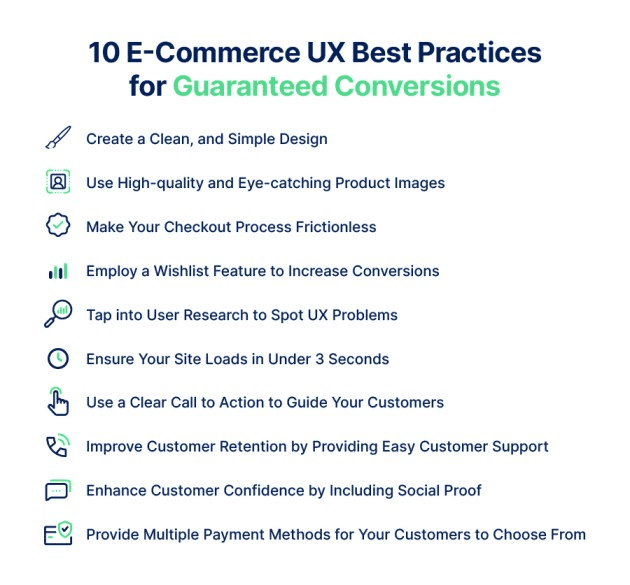 10 e-commerce UX best practices