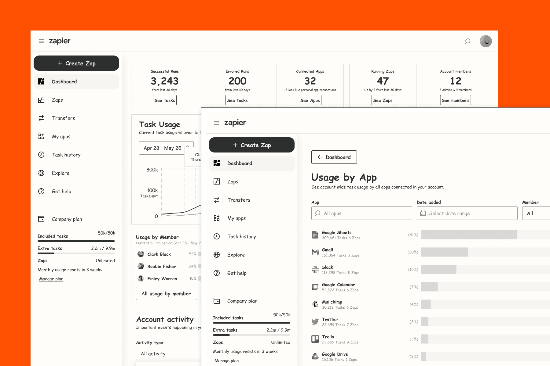 trees on forest with sun rays