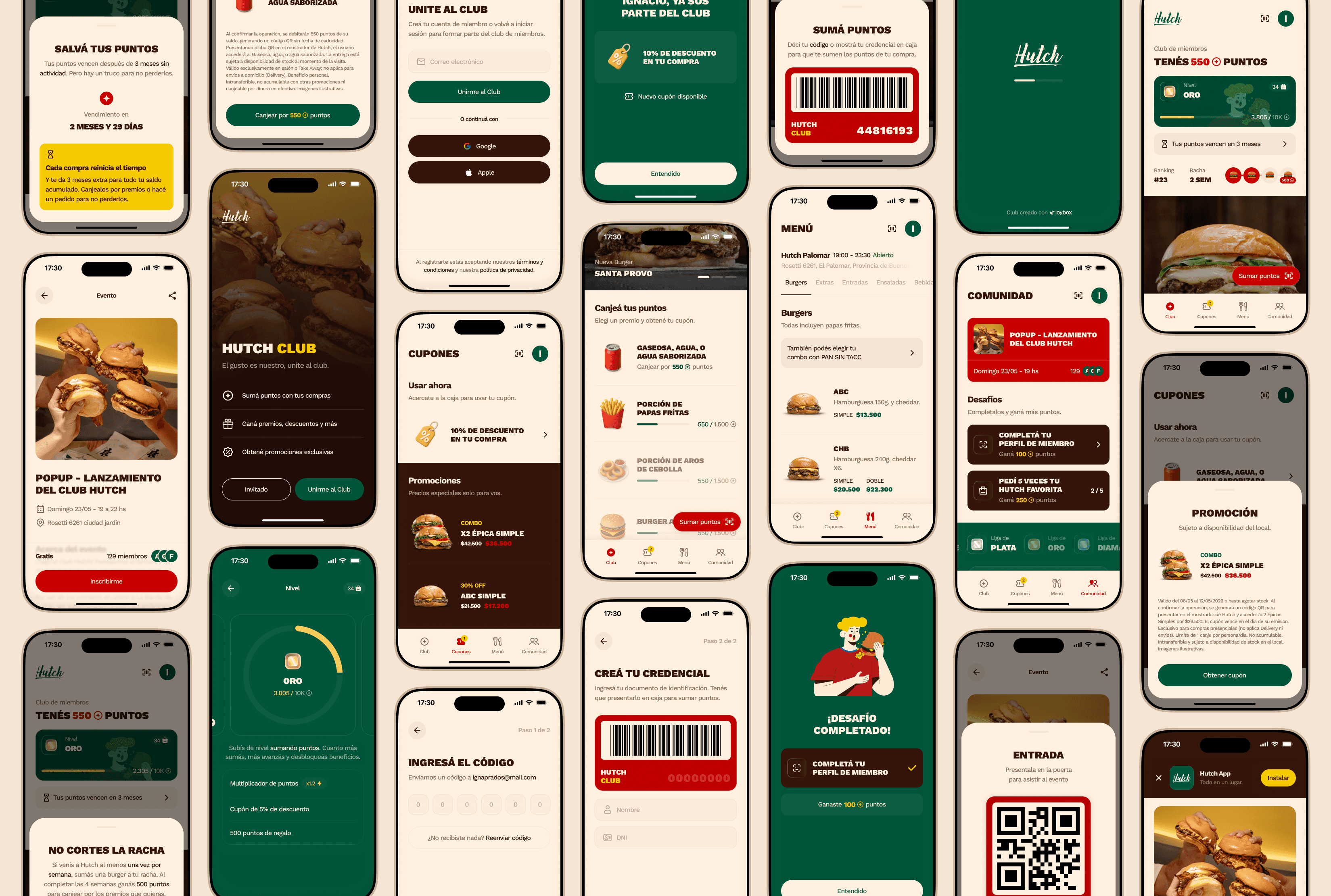 Hutch Club Programa de fidelidad hecho con Loybox