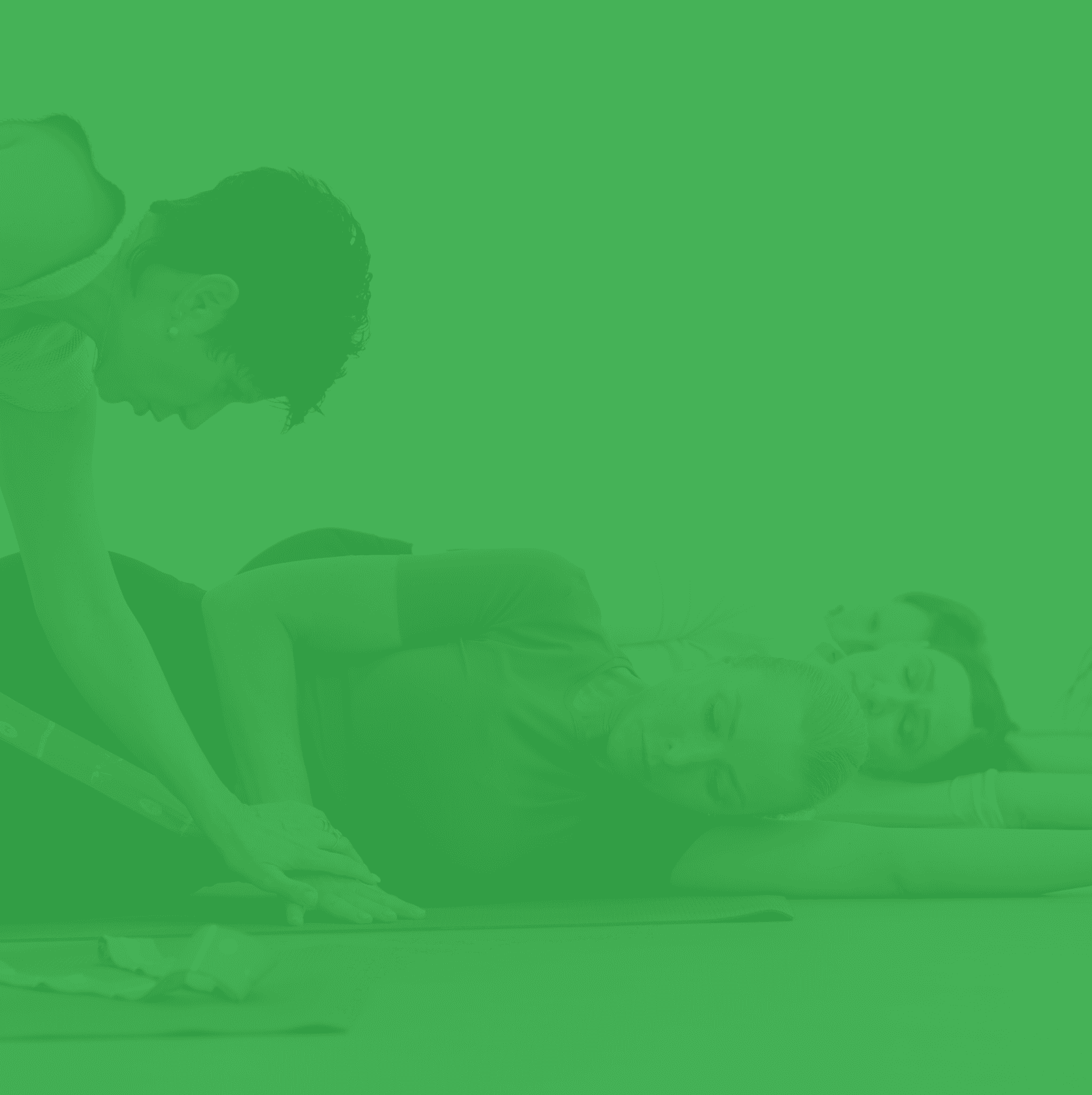 Cvičíci ženy v leže