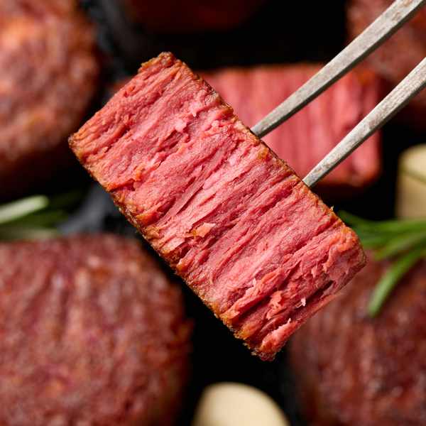 A peice of steak/meat.