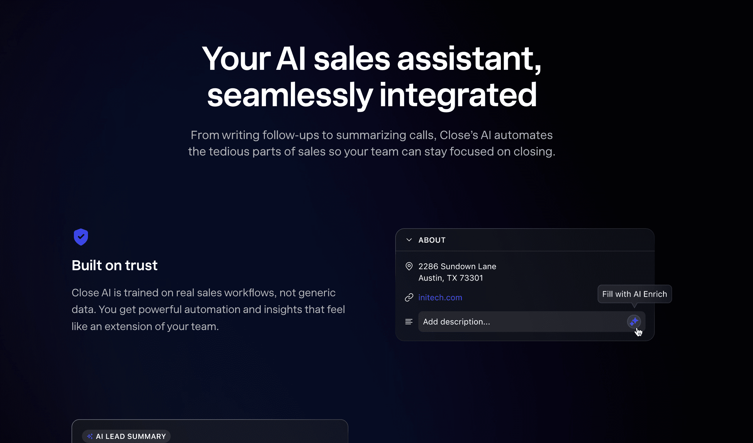 AI CRMs for Early Stage B2B Startups - AI Close