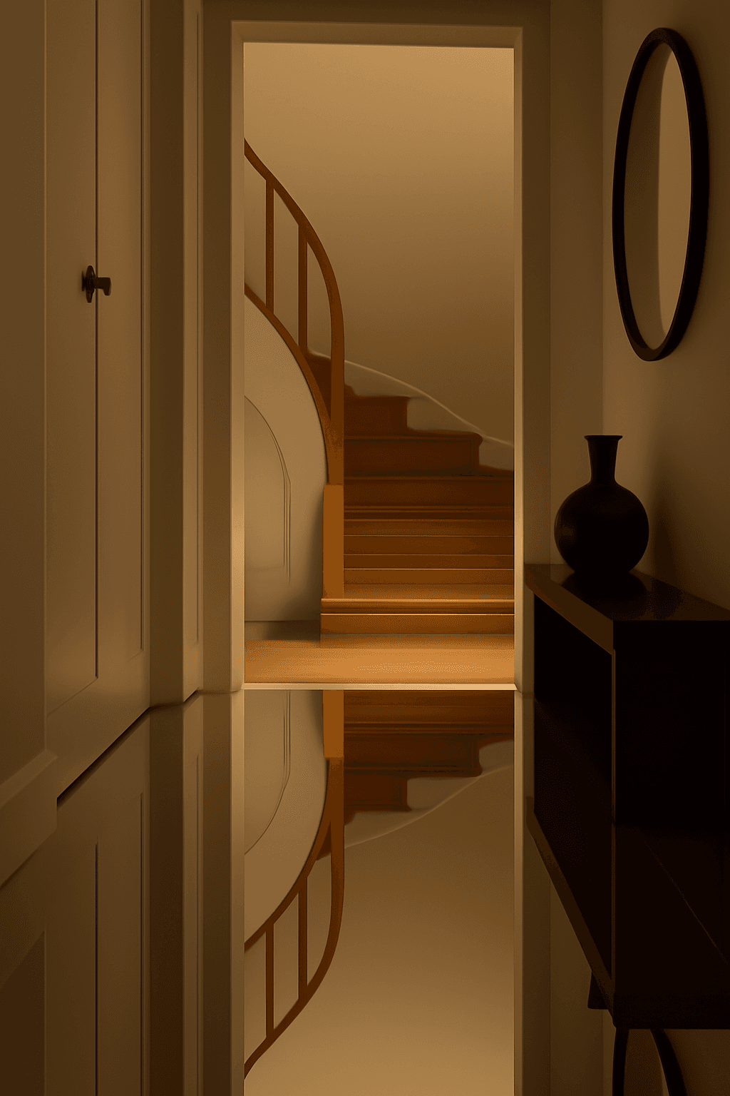 Image of Modern hallway