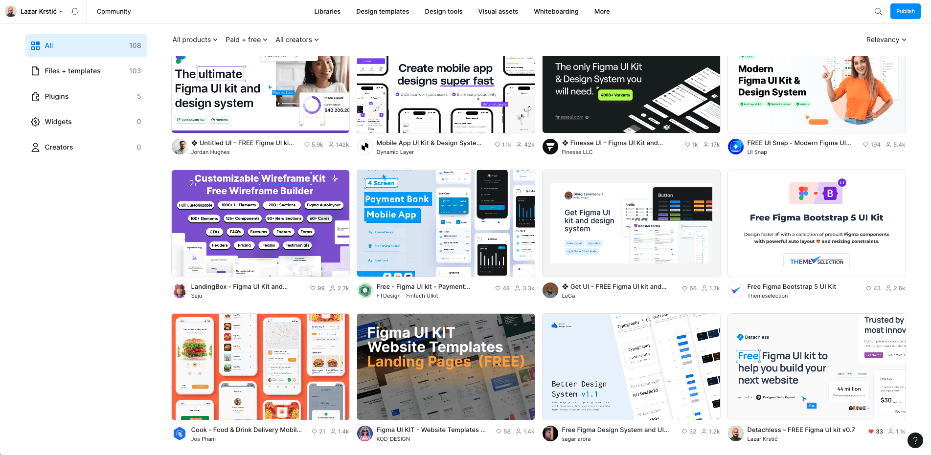 Figma community Untitled UI kit Detachless UI kit