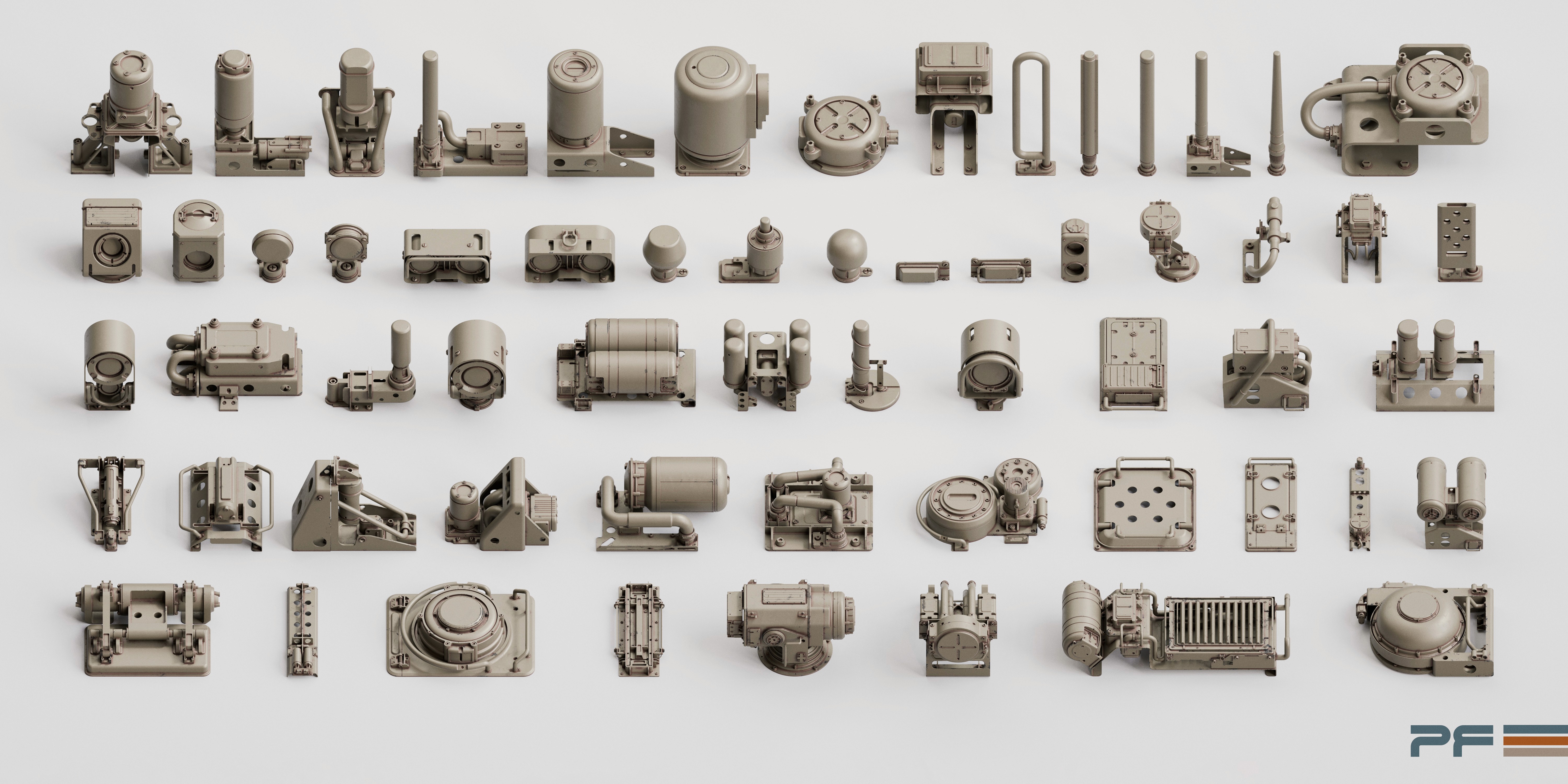 Principal forms details matter kitbash components
