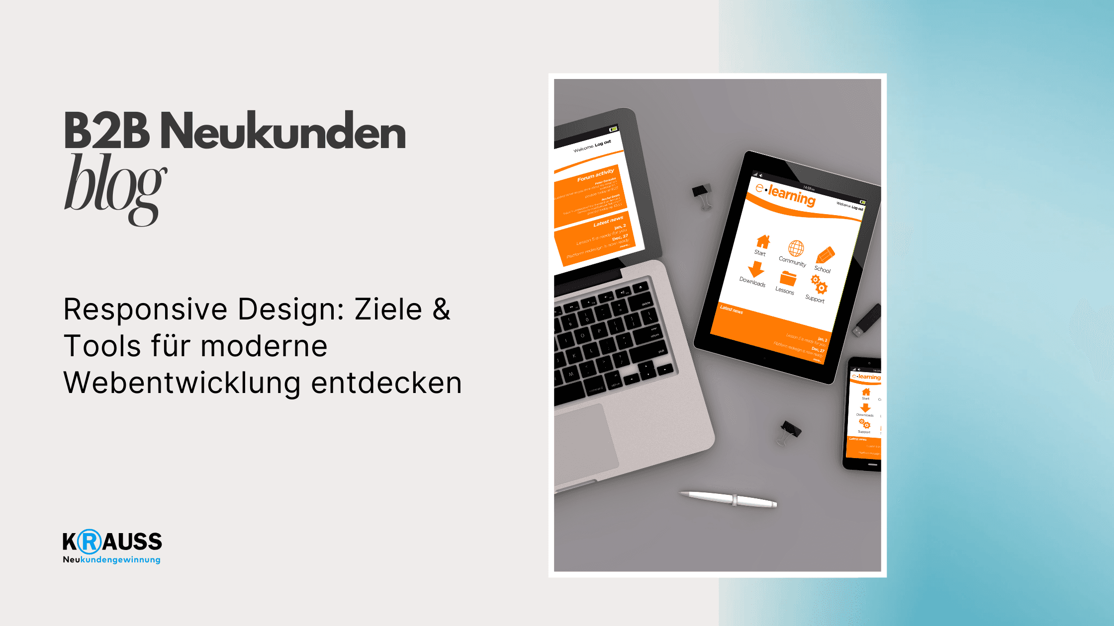Responsive Design: Ziele & Tools für moderne Webentwicklung entdecken