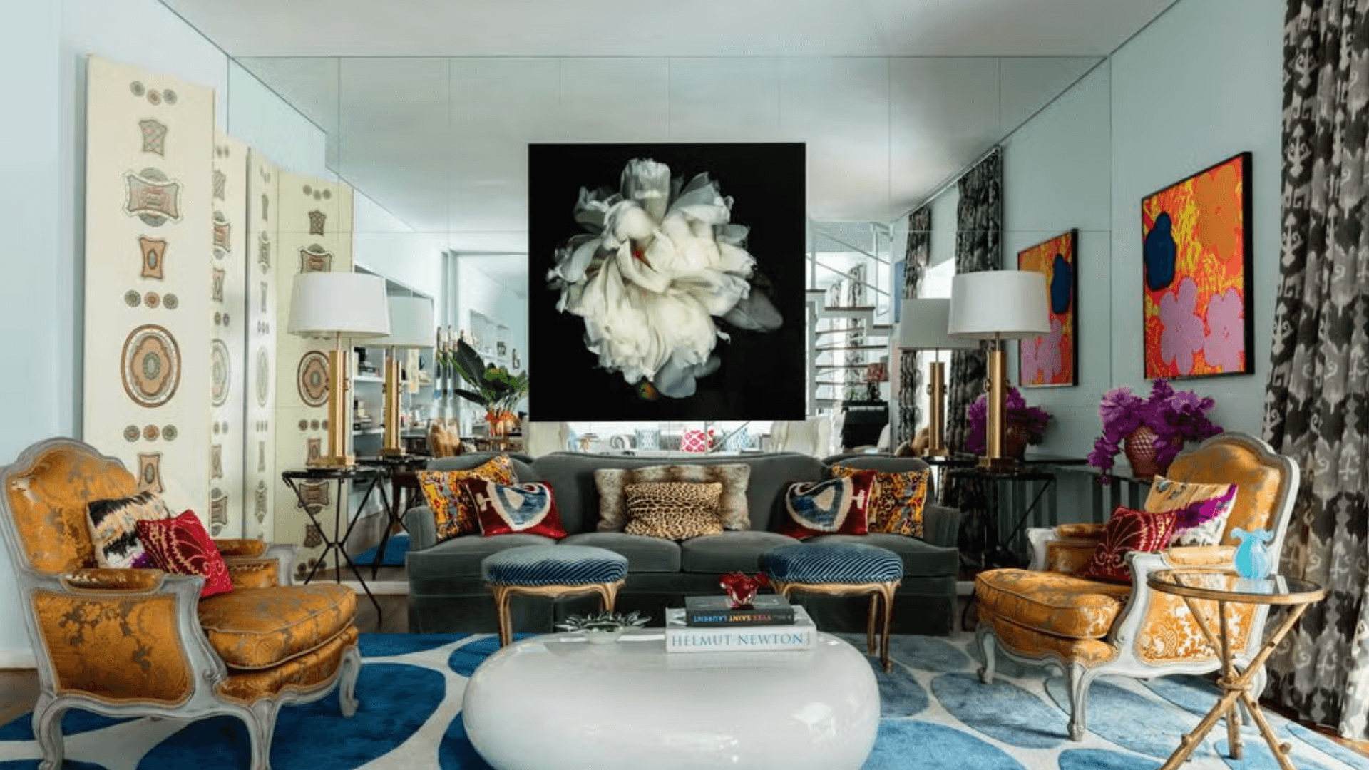 Bohemian Drawing Room With Global Finds