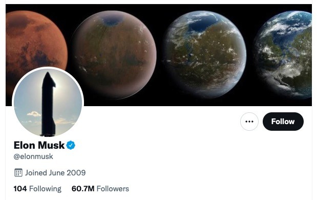 Elon Musk Verified on Twitter