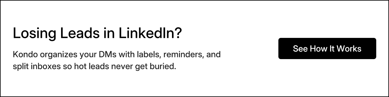 Losing Leads in LinkedIn?