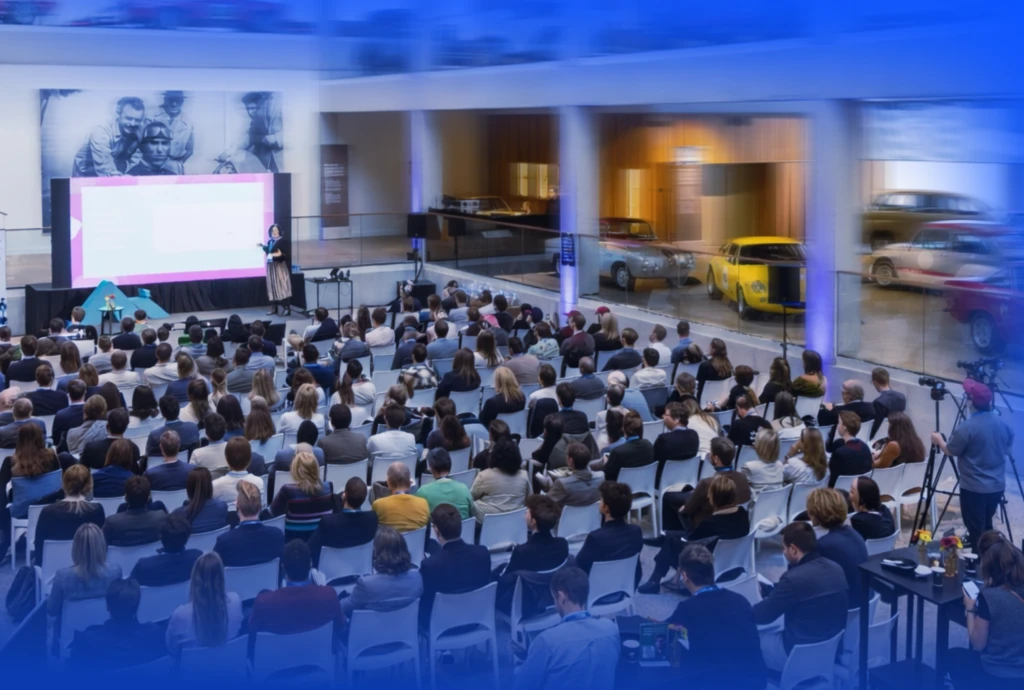 audience in a conference